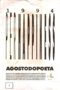 Agosto do poeta - 1 - 1994